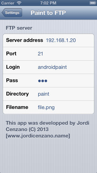 Iphone settings screen Iphone settings screen