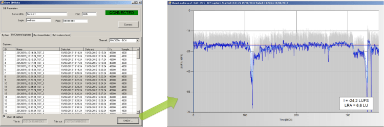 Report by captures GUI